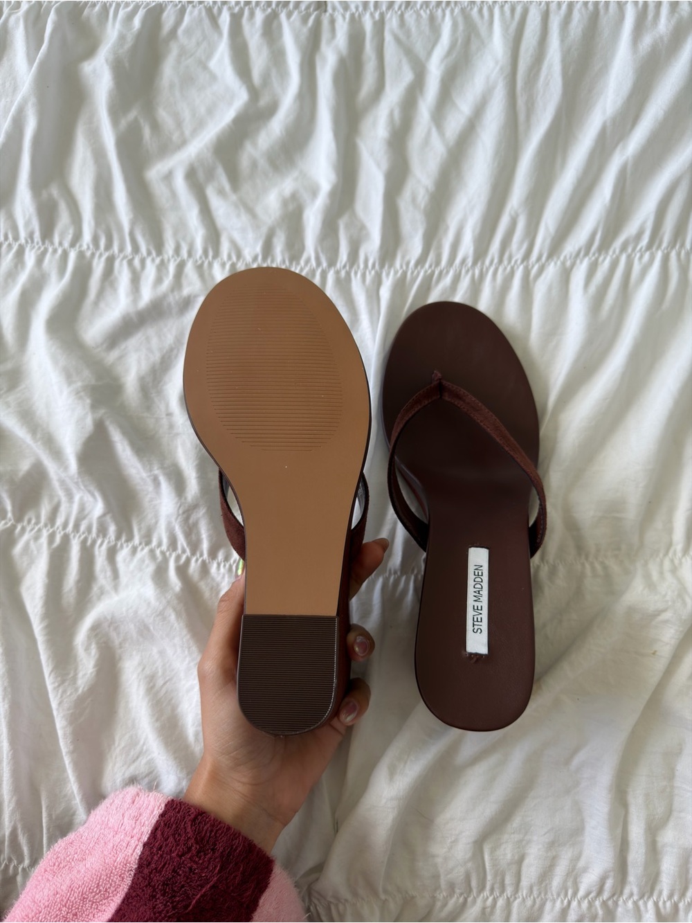NEW STEVE MADDEN SUEDE HEELS SANDALS - Picture 7 of 7